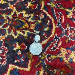 Morgan Dollar White Buffalo Pendant
